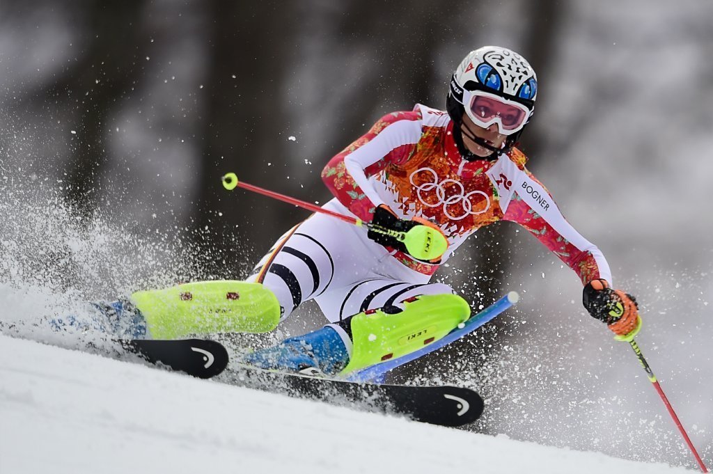 Maria Hoefl-Riesch Sotsji 2014 Supercombinatie Alpineskin vrouwen
