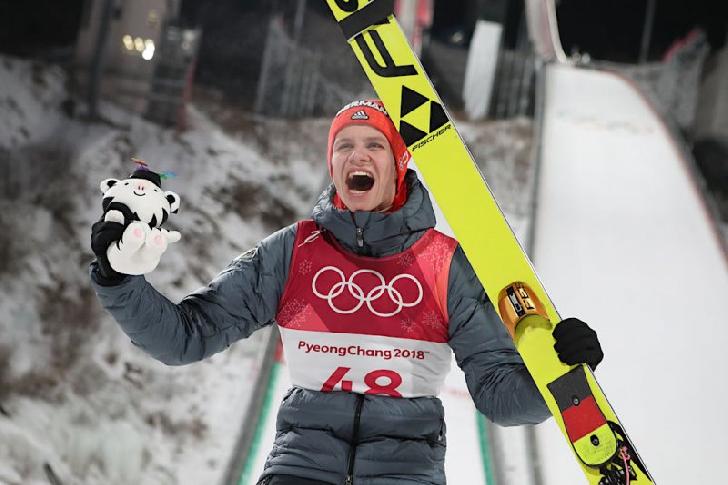Andreas Wellinger Olympic Champion 2018 Ski Jumping-Individual Normal Hill-men