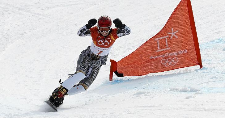 Ester Ledecka Olympic Champion 2018 Snowboarding-Parallel Giant Slalom-women