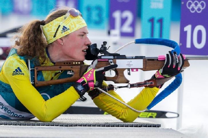 Hanna Oeberg Olympic Champion 2018 Biathlon-15 km Individual-women