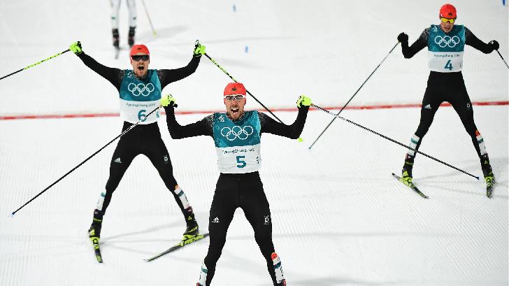 Johannes Rydzek Olympic Champion 2018 Nordic Combined-Individual Large Hill - 10 km Cross County-men