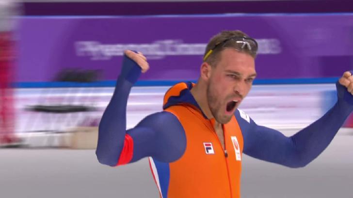 Kjeld Nuis Olympic Champion 2018 Speed Skating-1500 m-men