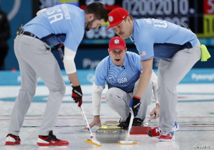USA Olympic Champion 2018 Curling-men