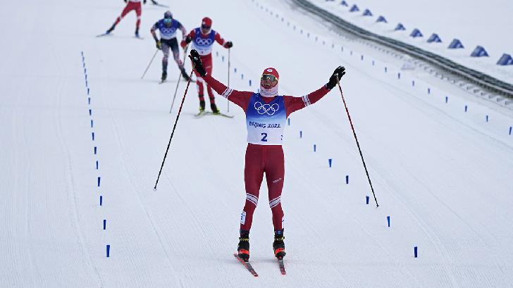 BOLSHUNOV Alexander Olympic Champion 2022 Cross Country Skiing-50 km, Mass Start Free Style-men