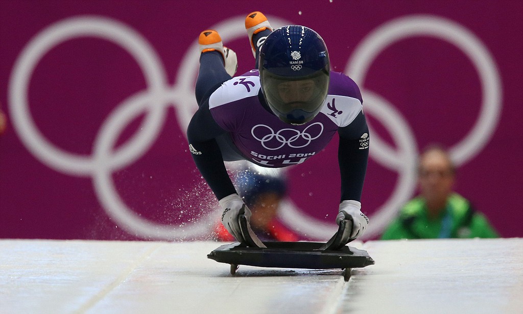Elizabeth Yarnold Olympisch Kampioen Sotsji 2014 Skeleton Individueel Vrouwen