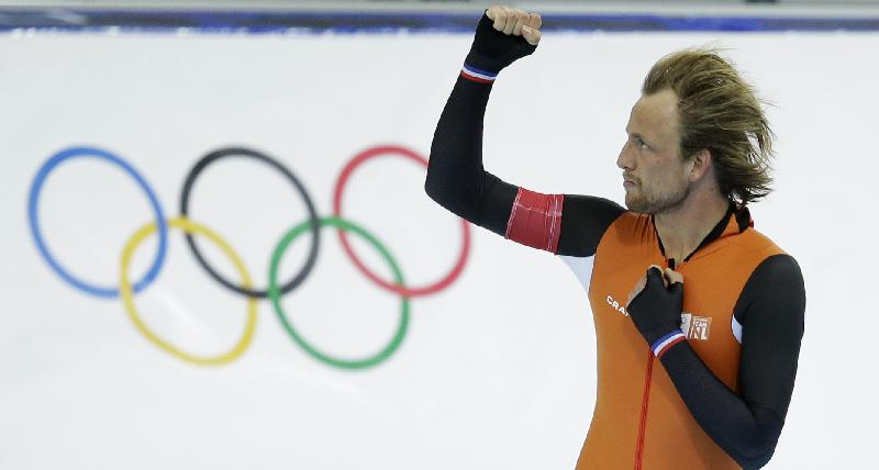 Michel Mulder Olympisch Kampioen Sotsji 2014 Schaatsen 500 m Mannen
