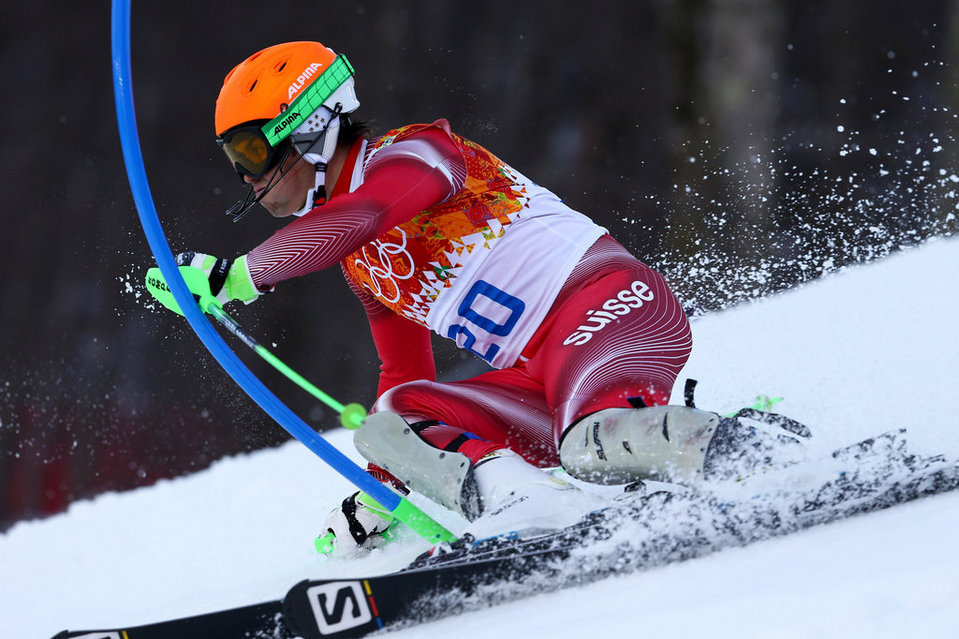 Sandro Viletta Olympisch Kampioen Sotsji 2014 Alpineskiën Supercombinatie Mannen