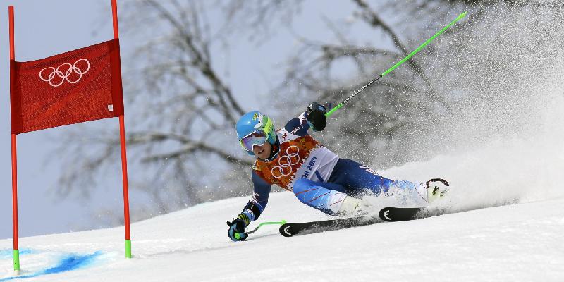 Ted Ligety Olympisch Kampioen Sotsji 2014 Alpineskiën Reuzenslalom Mannen