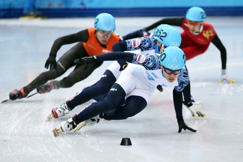 Victor An Olympisch Kampioen Sotsji 2014 Shorttrack 1000 m Mannen