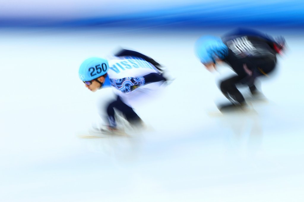 Victor An Olympisch Kampioen Sotsji 2014 Shorttrack 500 m Mannen