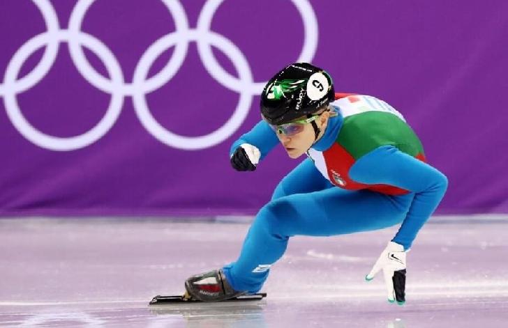 Arianna Fontana Olympic Champion 2018 Short Track-500 m-women