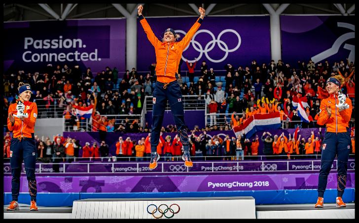 Carlijn Achtereekte Olympic Champion 2018 Speed Skating-3000 m-women