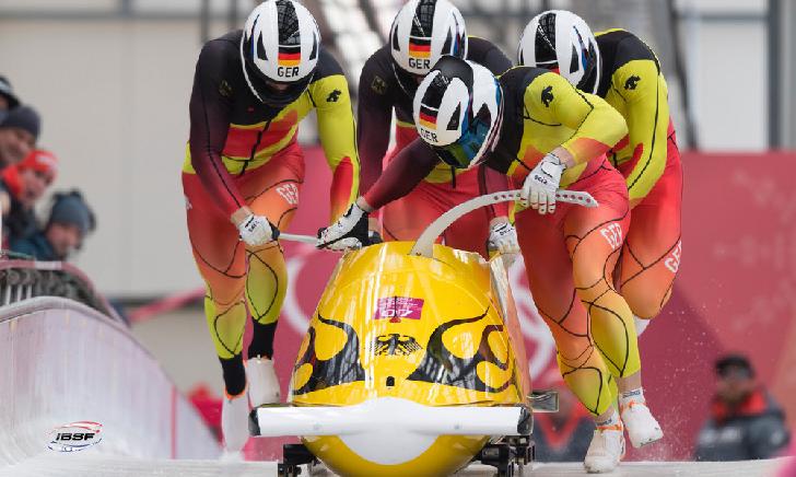 Duitsland Olympic Champion 2018 Bobsleigh-Four-man bobsleigh-men