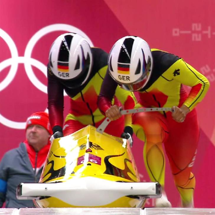 Duitsland Olympic Champion 2018 Bobsleigh-Two-man bobsleigh-women