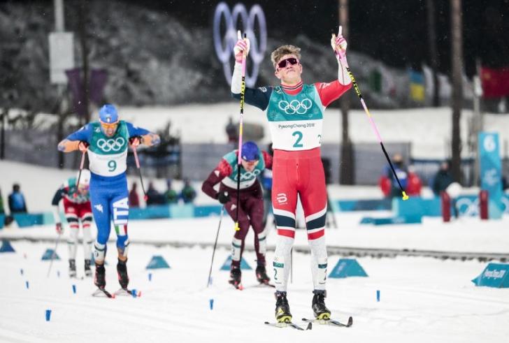 Johannes Hoesflot Klaebo Olympic Champion 2018 Cross Country Skiing-Sprint Classical-men