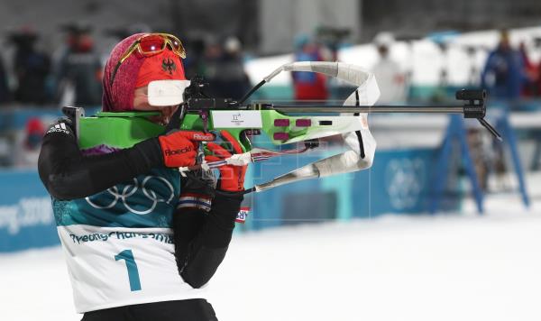 Laura Dahlmeier Olympic Champion 2018 Biathlon-10 km Pursuit-women