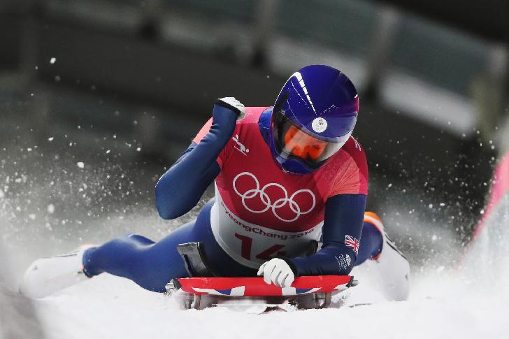 Lizzy Yarnold Olympic Champion 2018 Skeleton-Individual-women
