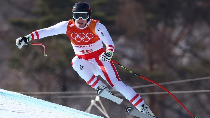 Matthias Mayer Olympic Champion 2018 Alpine Skiing-Super-G-men