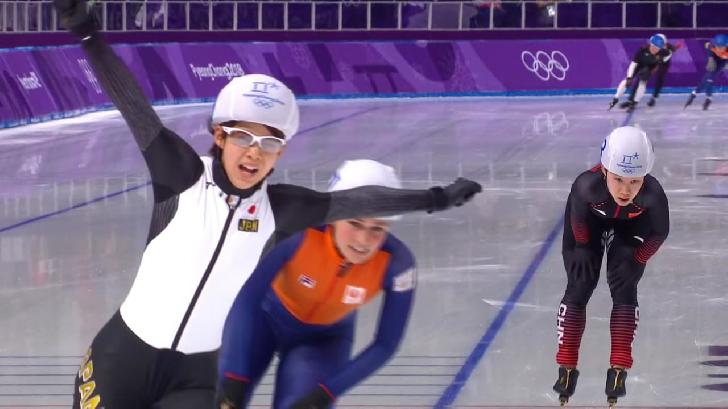 Nana Takagi Olympic Champion 2018 Speed Skating-Mass Start-women