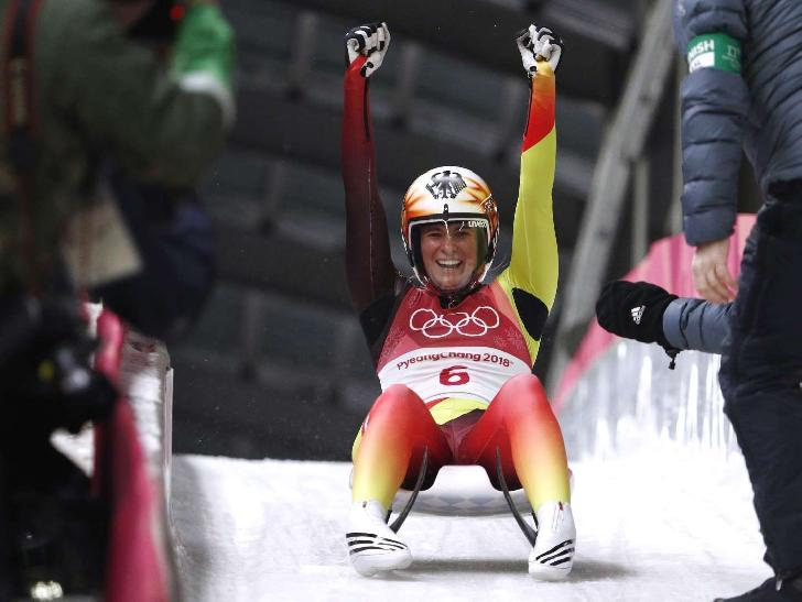 Natalie Geisenberger Olympic Champion 2018 Luge-Singles-women