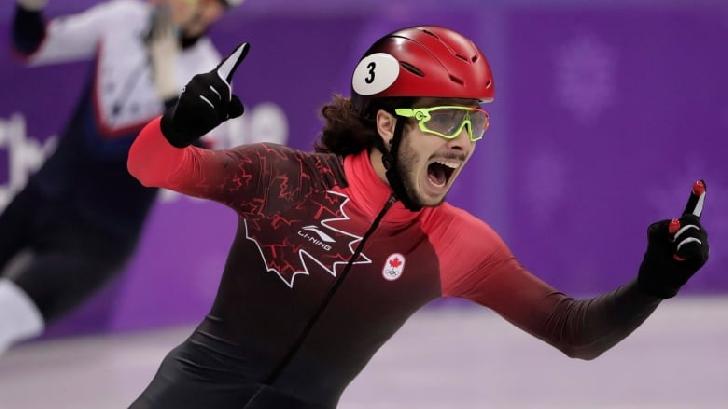 Samuel Girard Olympic Champion 2018 Short Track-1000 m-men