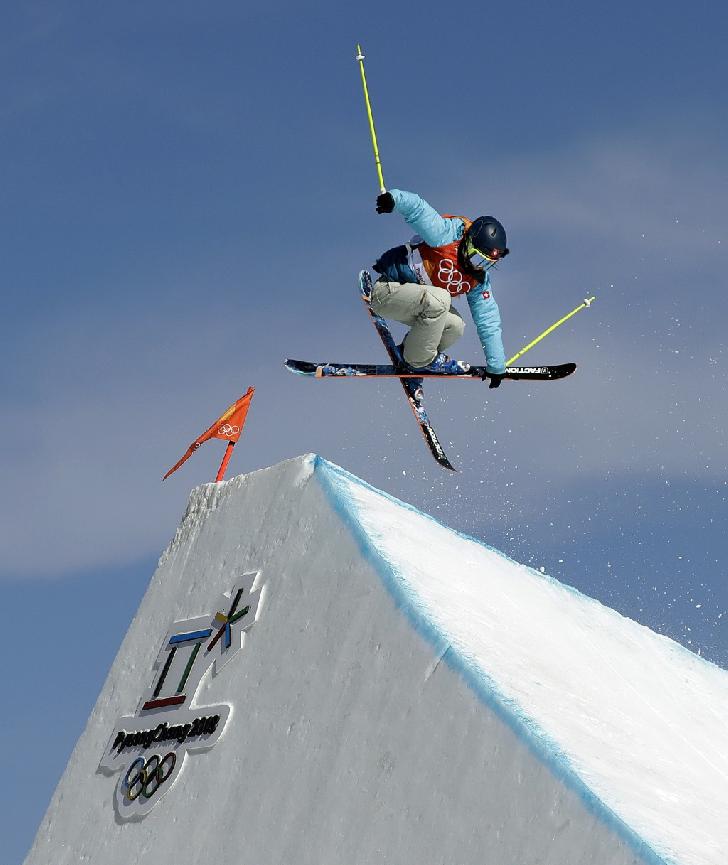 Sarah Hoefflin Olympic Champion 2018 Freestyle Skiing-Slopestyle-women