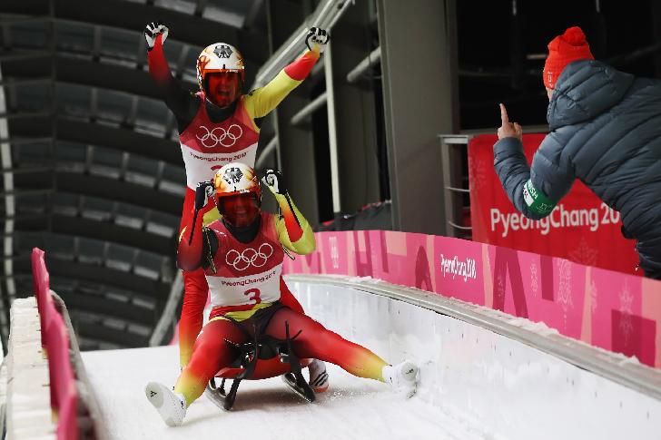 Tobias Wendl / Tobias Arlt Olympic Champion 2018 Luge-Doubles-men