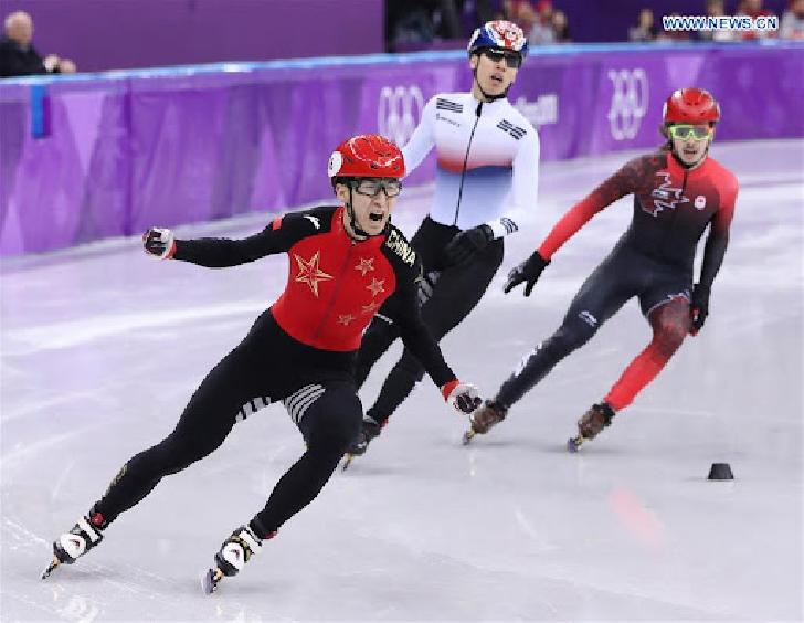 Wu Dajing Olympic Champion 2018 Short Track-500 m-men