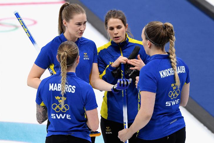 Zweden Olympic Champion 2018 Curling-women