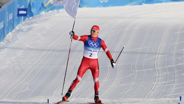 BOLSHUNOV Alexander Olympic Champion 2022 Cross Country Skiing-30 km Skiathlon 15 Classical+15 Free Style-men