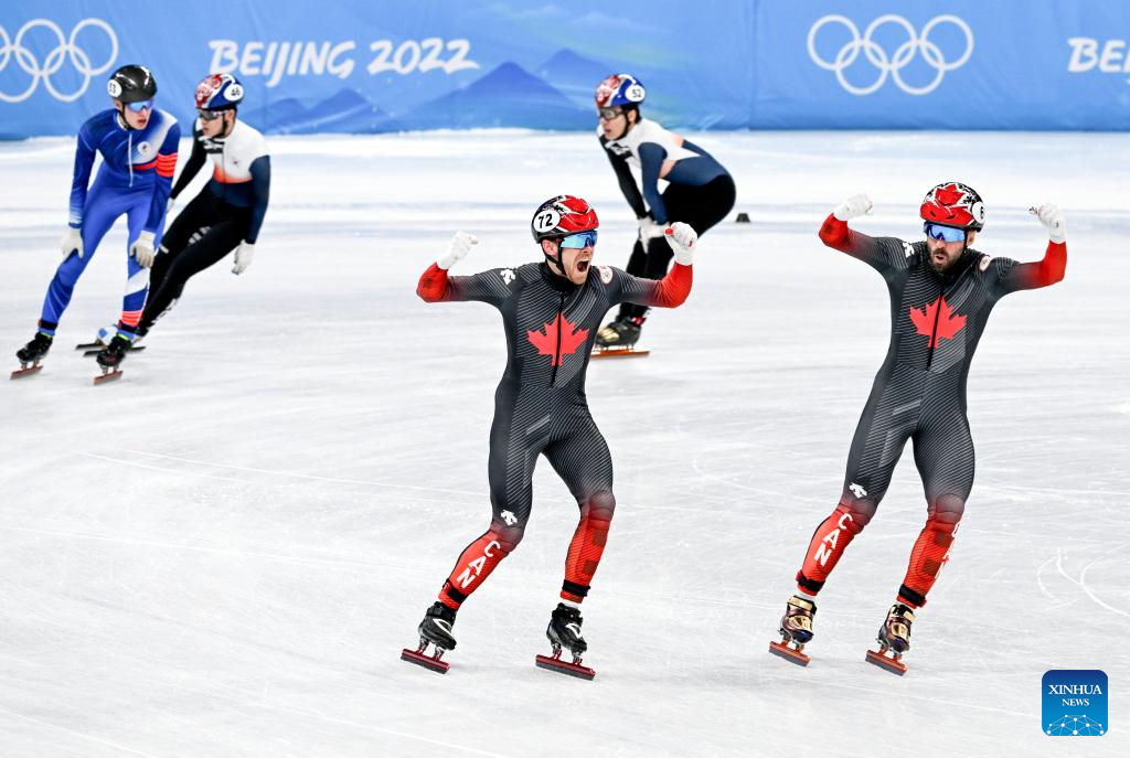 Canada Olympic Champion 2022 Short Track-5000 m Relay-men