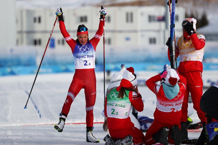  Olympic Champion 2022 Cross Country Skiing-4x5 km Relay Classical Free Style-women
