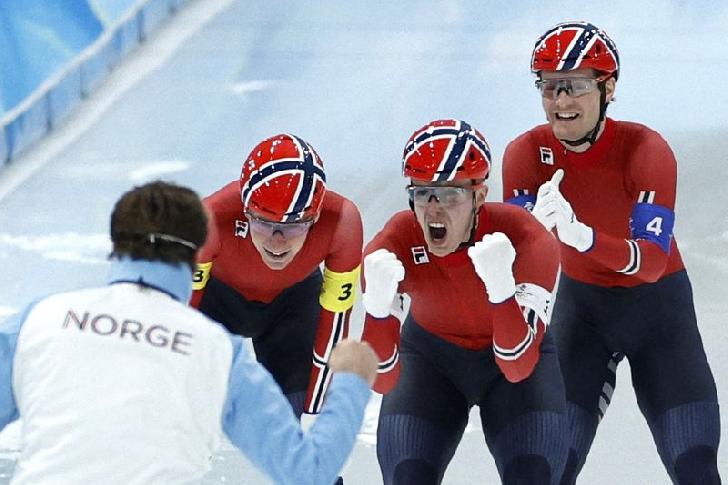  Olympic Champion 2022 Speed Skating-Team Pursuit-men